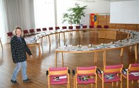 Die Fachjury bei der Begutachtung und Bestenauslese.