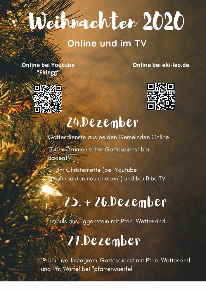 Foto Plakat Gottesdienste bis 10.01.2021 abgesagt