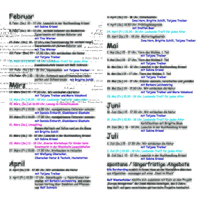 Programm der Leobande 