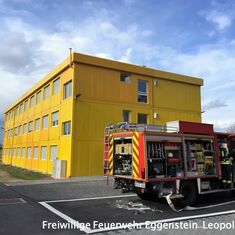 Feuermelder eingelaufen am Schröcker Tor in Leopoldshafen