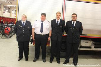 Die beförderten Kameraden 