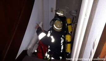 Übung mit Atemschutz