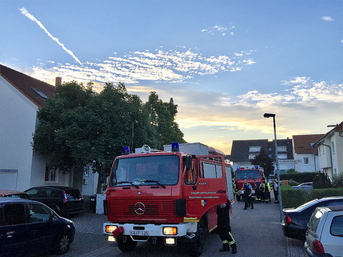 Einsatzstelle "Gasgeruch"