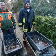 Laubaktion im Vogelpark 2017 - „Schlechtes Wetter gibt es nicht“
