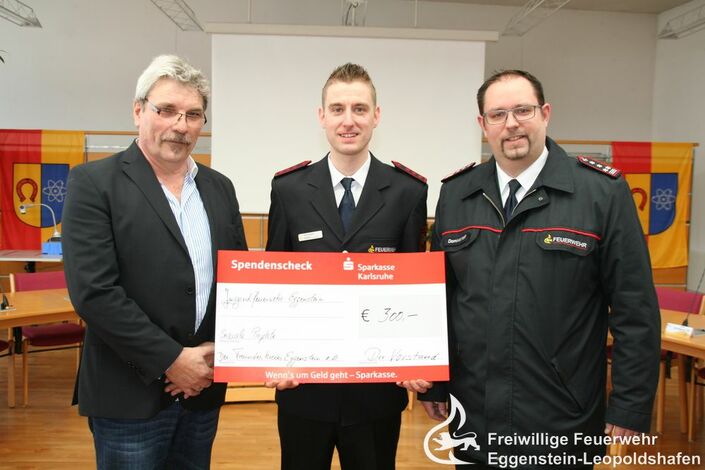 Scheckübergabe des Freundeskreises