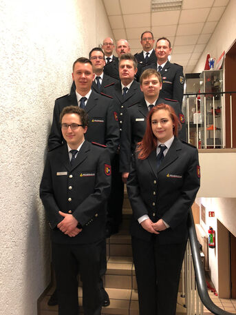 Beförderungen zur Feuerwehrfrau/mann