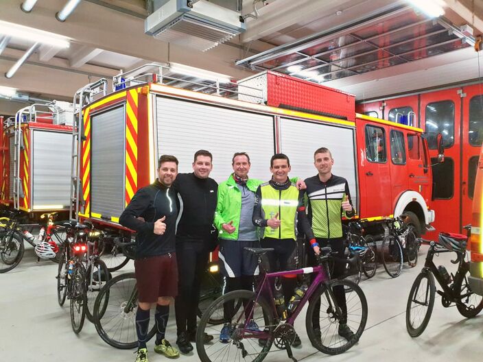 v.l.n.r.: Kevin Scholz, Christian Bohlinger, Frank Emmerichs, Tobias Kirsten und Jens Bogner.