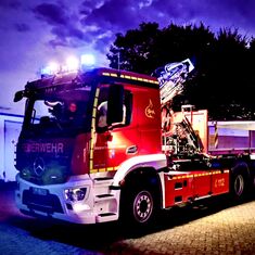 Etappenziel 1 erreicht – Wechselladerfahrzeug 1 ist eingetroffen