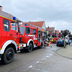 Gemeldete Tierrettung am Hirtenberg und Überlandhilfe beim Küchenbrand in Linkenheim-Hochstetten