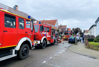 Küchenbrand Linkenheim-Hochstetten