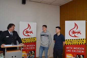 Übernahme aus der Jugendfeuerwehr 