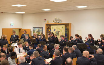 Der Spielmannszug eröffnete die Abteilungsversammlung