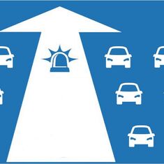 Die richtige Bildung einer Rettungsgasse 