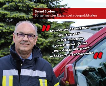Bürgermeister Stober ist oberster Dienstherr unserer ehrenamtlichen Feuerwehr