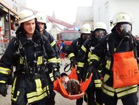 Einsatzübung in Leopoldshafen