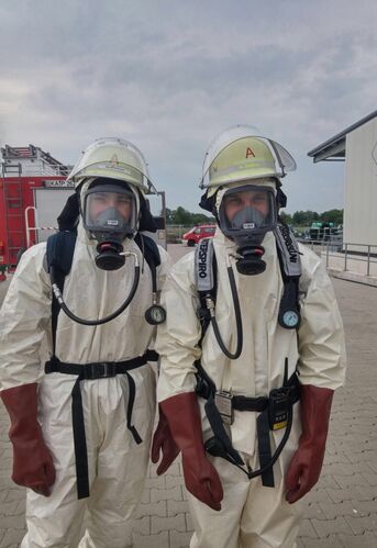 Strahlenschutztrupp im Einsatz