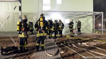 Übung bei der Gemeinschaftsunterkunft