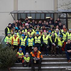 Christbaumsammlung der Jugendfeuerwehr Eggenstein