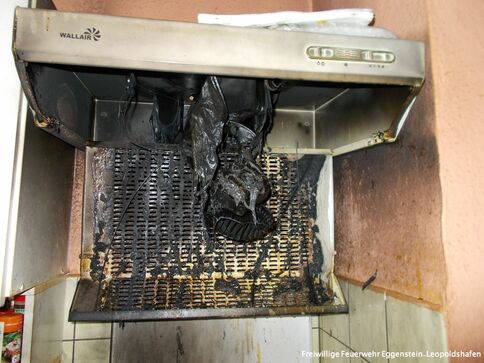 Dunstabzug nach dem Küchenbrand