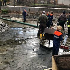 Laubaktion im Vogelpark Leopoldshafen