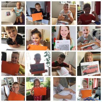 Briefaktion der Kindergruppe