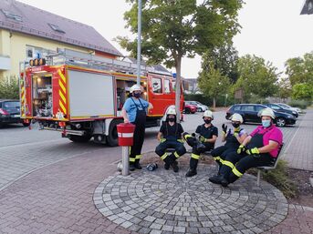 Dienstbetrieb der Einsatzabteilung in Kleingruppen