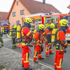 Saunabrand in Graben-Neudorf