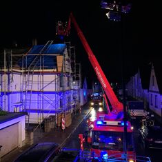 Technische Hilfeleistung in der Ludwigstraße 