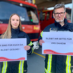 Die Feuerwehr Eggenstein – Leopoldshafen während der Corona Pandemie 