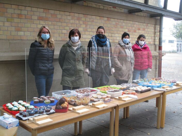 Muffinverkauf in der großen Pause an der Lindenschule