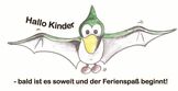 Suro, der fliegende Drache ist Maskottchen des Ferienspasses