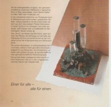 Broschüre-Auszug zum Steinbrunnen Friedrichstraße von Benno Treiber 