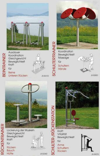 Generationenpark: Sportgeräte Eröffnung 20.9.18