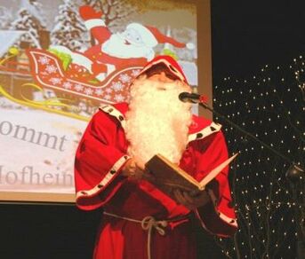 Nikolaus Arnold Hofheinz bei der Adventsfeier Rheinhalle