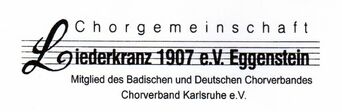 Namenszug der Chorgemeinschaft Liederkranz
