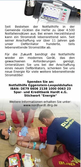 Flyer Spendenaufruf 2018