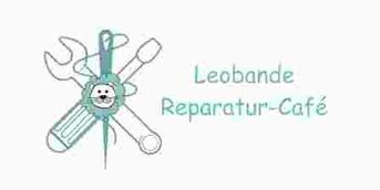 Foto mit dem Logo des Reparatur-Cafés mit gekreuztem Schraubeschlüssel und Schraubendreher.