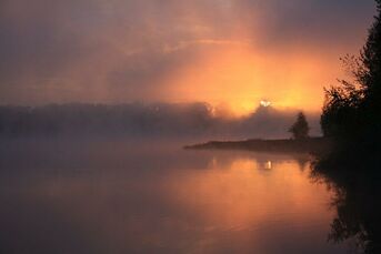 Der Mittelgrund in einer seiner schönsten Stimmungen