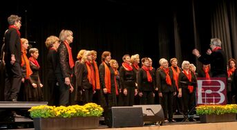 Belcanto singt beim Chorwettbewerb des Badischen Chorverbands am 12. Oktober 2013 