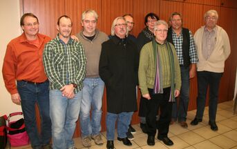 Der erweiterte Vorstand des neu gegründeten OK EL e.V., 5. Februar 2015