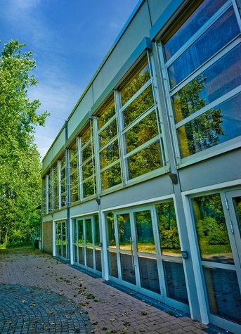 Gartenseite Rheinhalle