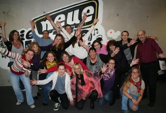 Gruppenbild des Meisterchors Coro Accelerando im Sender