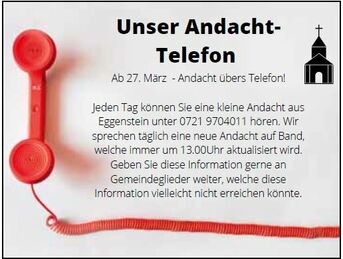 Foto Andachttelefon