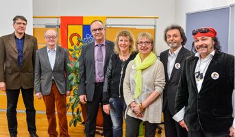 Glückliche Gewinner des überregionalen Kunstpreis 2016 mit Fachjury