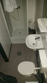 Nasszelle im Wohncontainer