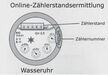 Link zur externen Seite zum Eintragen der Ablesedaten des Wasserzählers