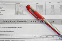 Rotstift bei Haushaltsplanungen