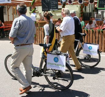 STADTRADELN - los ging es beim Eggensteiner Straßenfest 