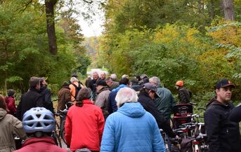 Waldbegang 2016. Route von Eggenstein durch den Wald im Tiefgestade bis zum nördlichsten Punkt der Gemarkung in Leopoldshafen