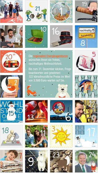 Adventskalender der Energieagenturen